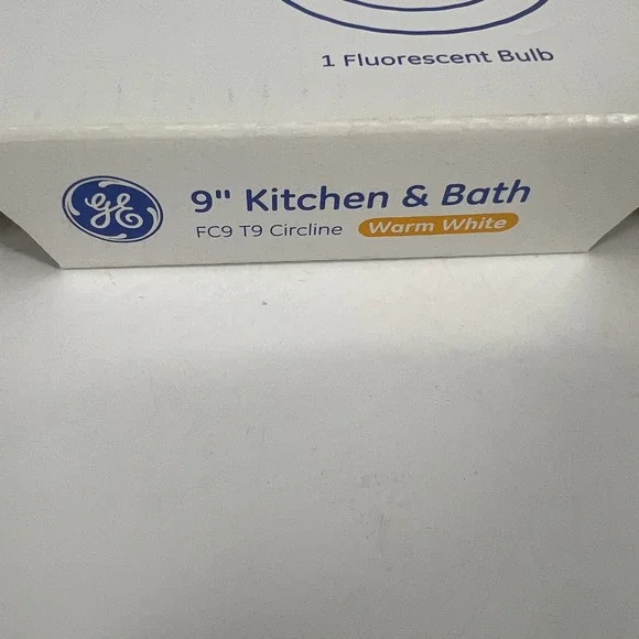 GE 9 Inch Kitchen‎ & Bath Warm White FC9 T9 Circline Fluorescent Light Bulb 30W - Picture 4 of 9